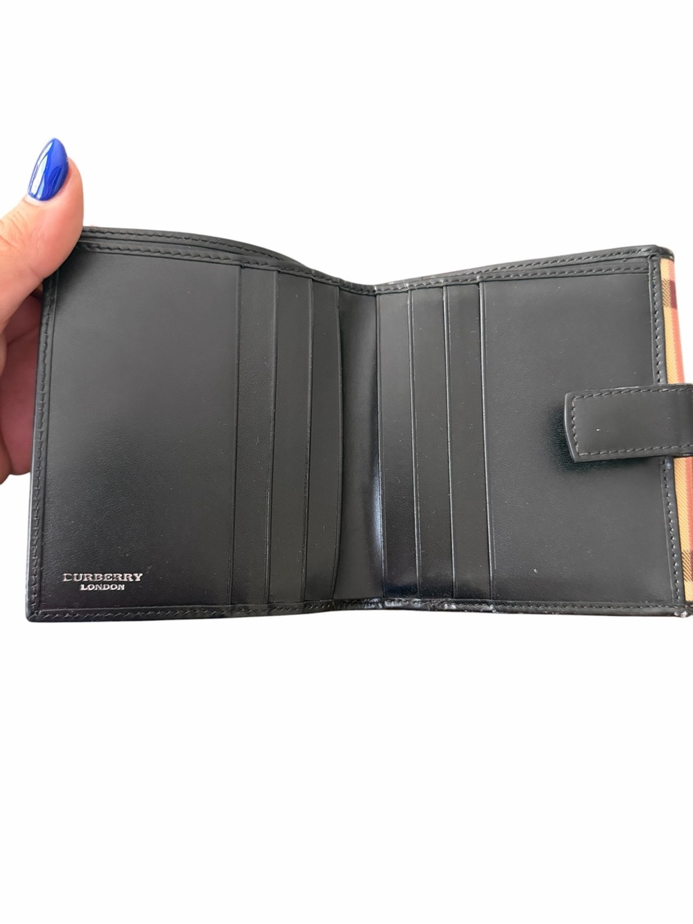 Burberry Nova Check Compact Wallet - Picture 3 of 10